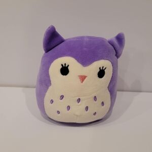 MINI Holly the Purple Owl Squishmallows Plush 5" tall Toy